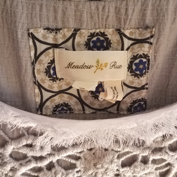 Anthropolgie (Meadow Rue) Romantic Tiered Top - Picture 3 of 7